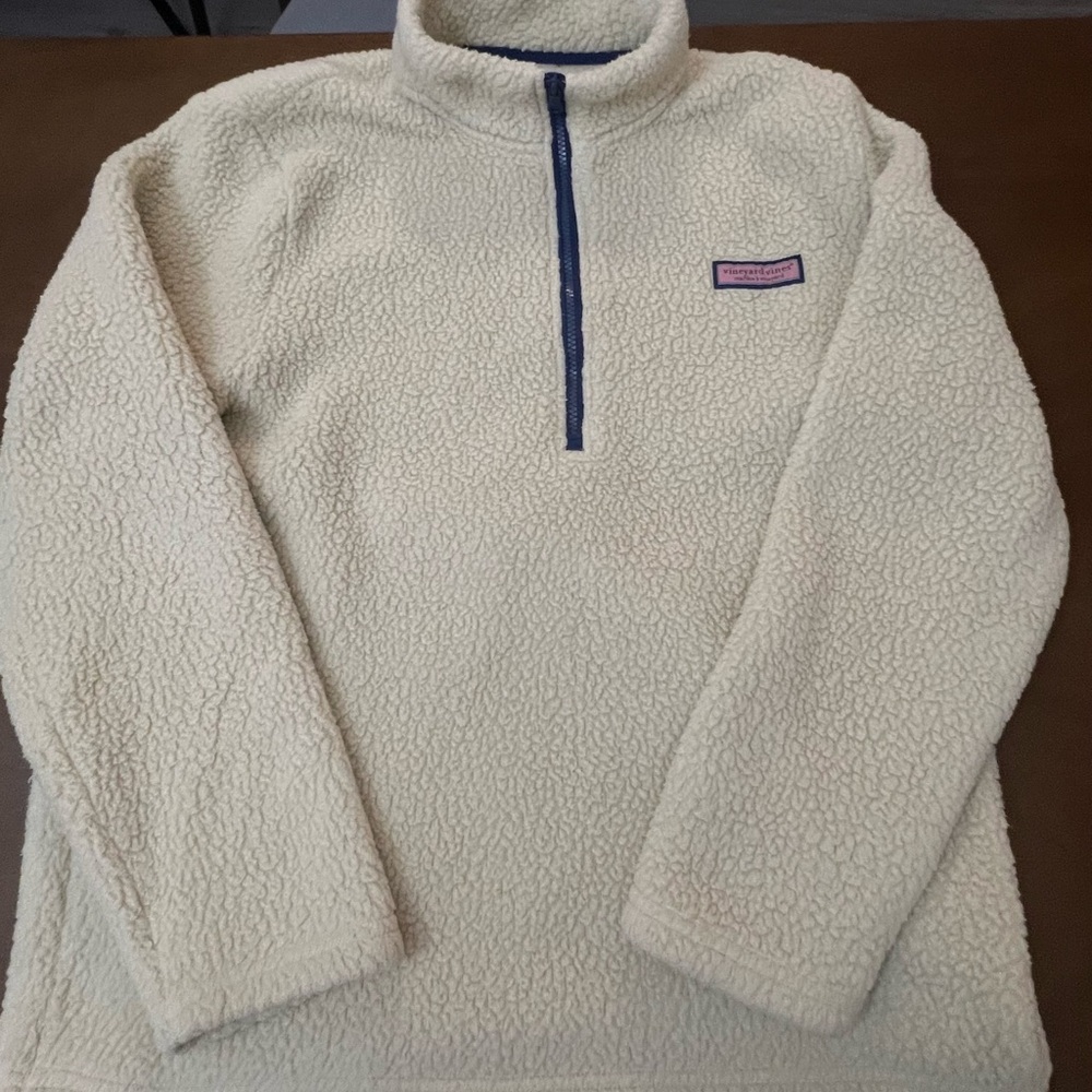 Vineyard Vines Sherpa Quarter-Zip Pullover XL
